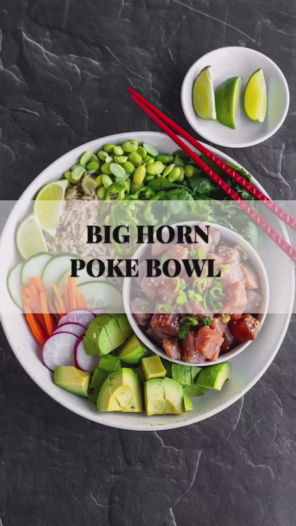 Japanese Toasted Sesame Oil Poke Bowl Recipe