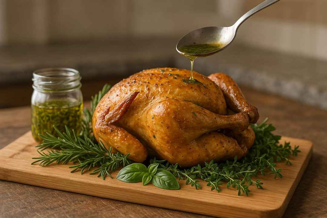How to Use Herb Oils on Roasted Meats
