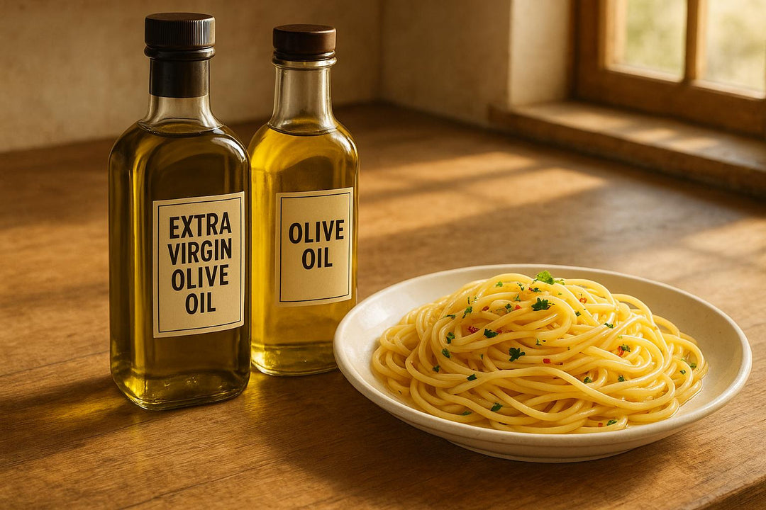 EVOO vs Regular Olive Oil for Aglio e Olio