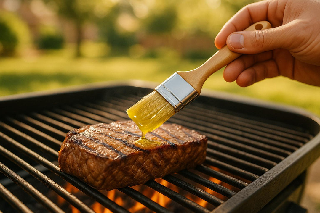 How to Baste Meat with Olive Oil on the Grill