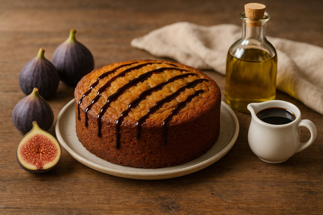How to Make Fall Fig Balsamic Olive Oil Cake