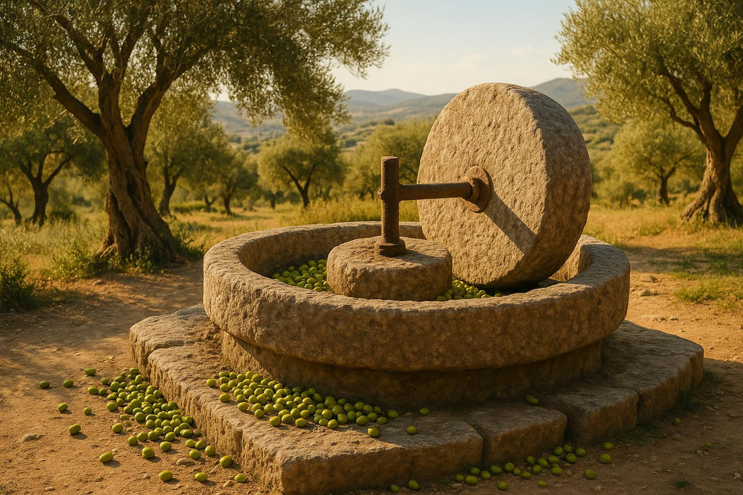 Stone Mills in Mediterranean Olive Oil Traditions