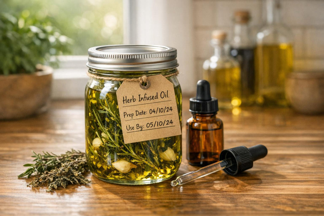 Guide to Safe Storage and Labeling of Infused Oils