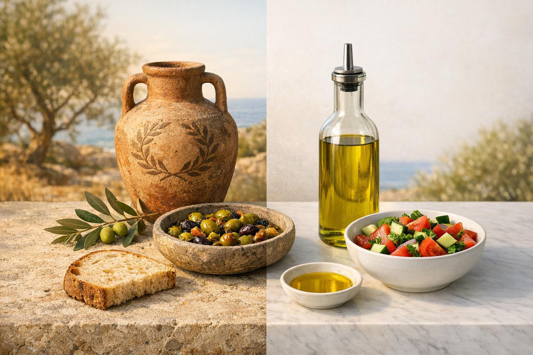 Olive Oil in Ancient vs. Modern Mediterranean Dishes
