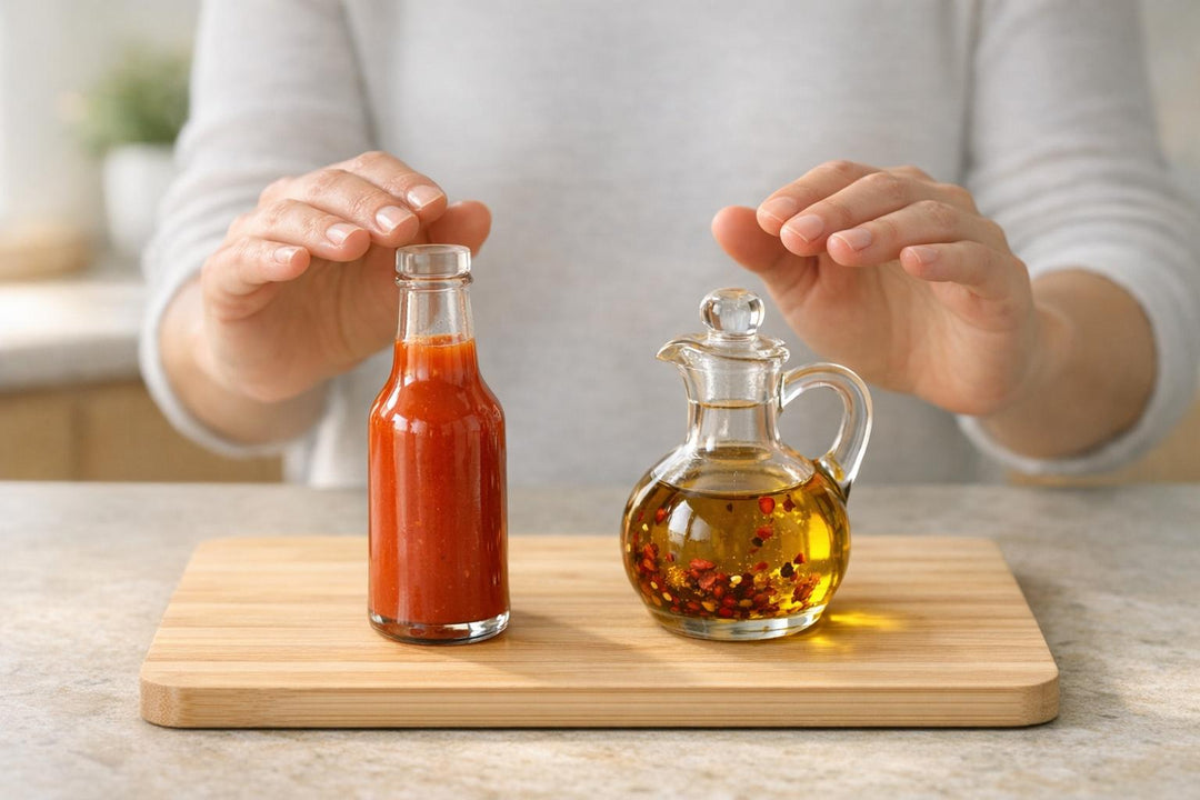 Hot Sauce vs. Spicy Olive Oil: Which Is Healthier?