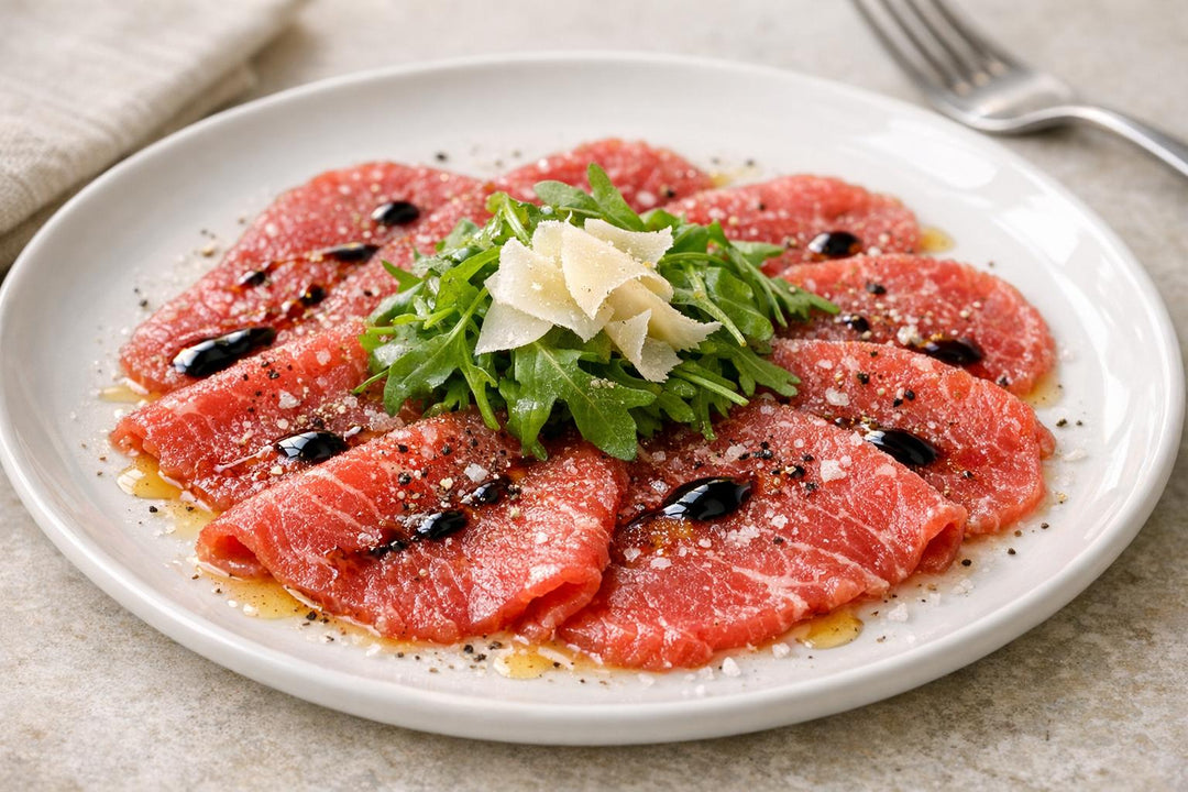 Beef Carpaccio with Balsamic Vinegar