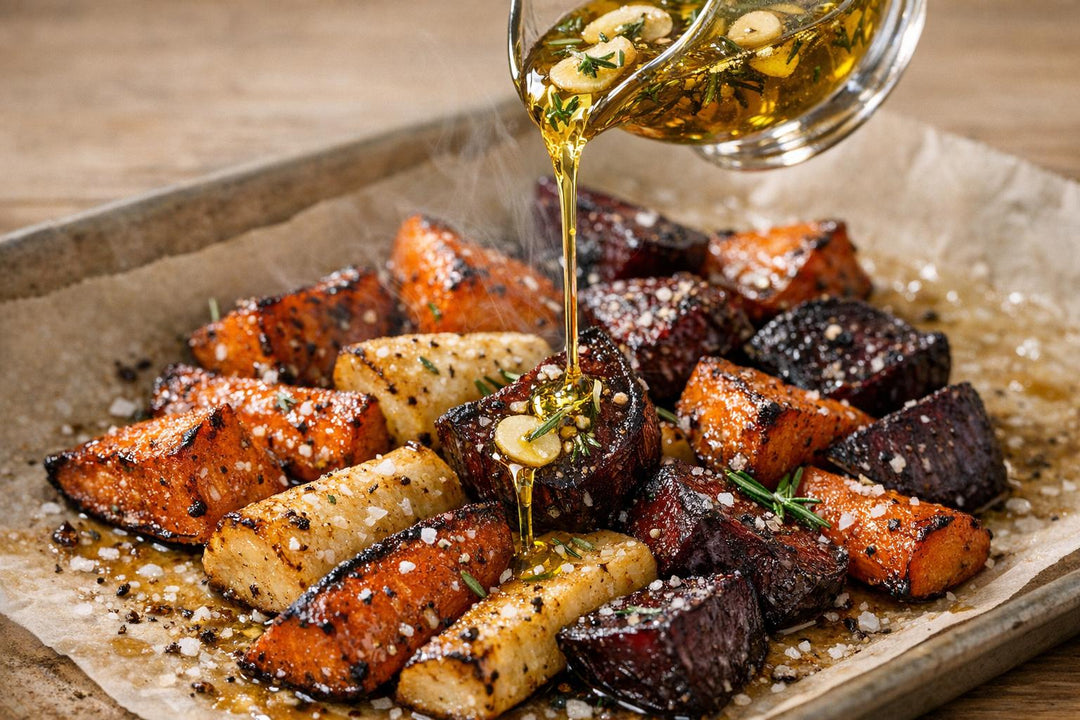 Garlic Herb Oil Pairings for Root Vegetables