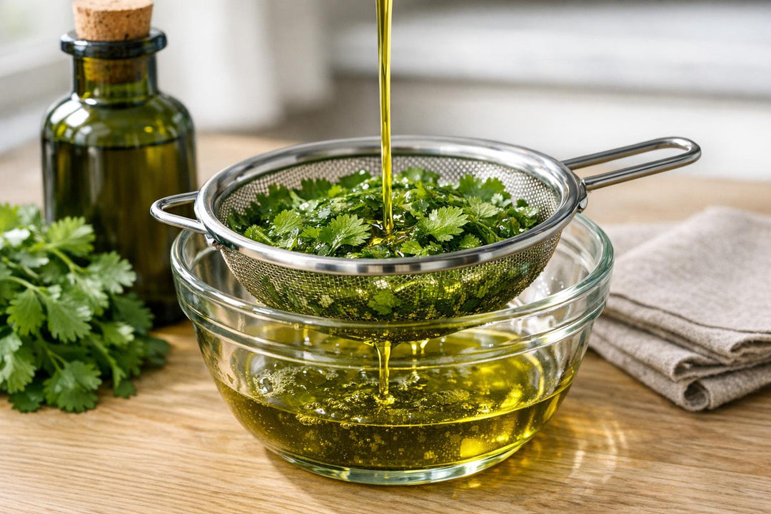 How to Make Cilantro-Infused Olive Oil at Home