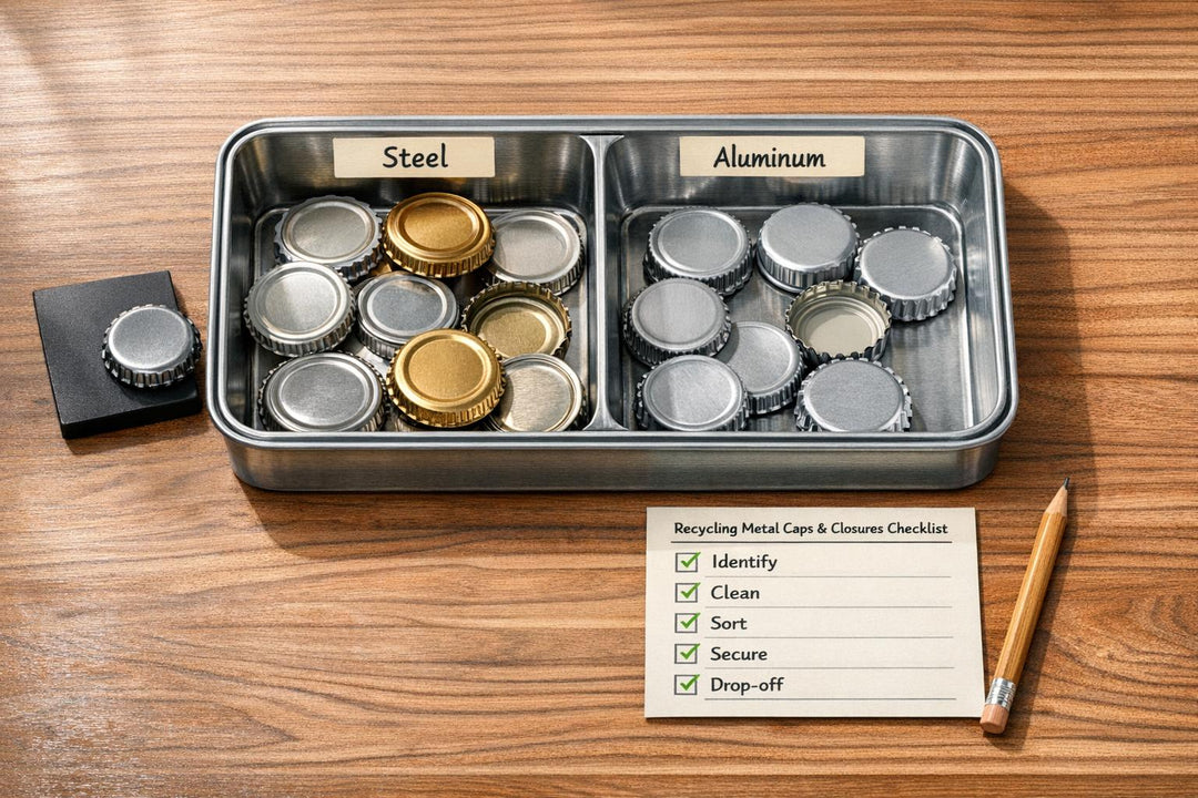 Checklist for Recycling Metal Caps and Closures