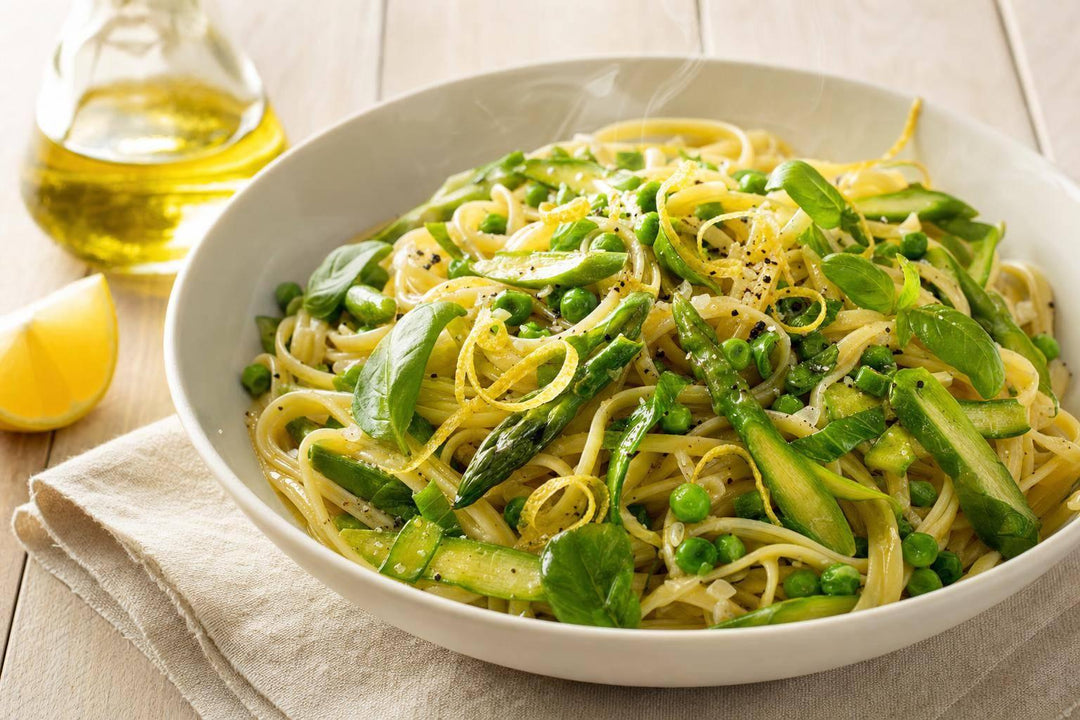 Spring Vegan Pasta with Olive Oil: Recipe Ideas