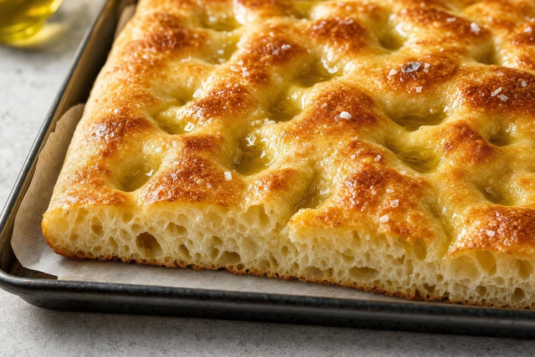 Italian Focaccia Recipe with Olive Oil