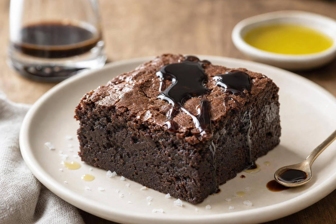 Balsamic Glaze for Olive Oil Brownies