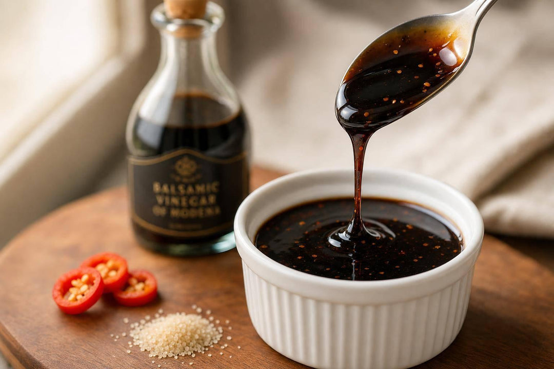 How to Make Sweet and Spicy Balsamic Glaze