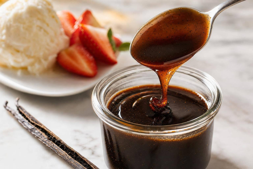 Vanilla Balsamic Sauce for Desserts