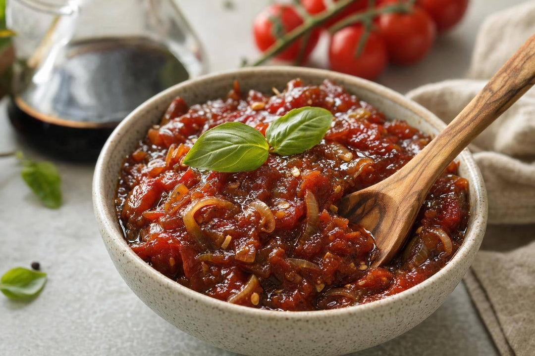 Mediterranean-Inspired Balsamic Tomato Chutney Recipe