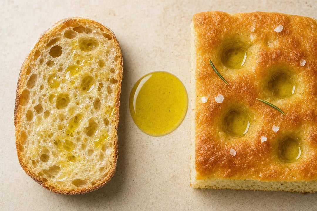 Ciabatta vs. Focaccia: Best for Olive Oil