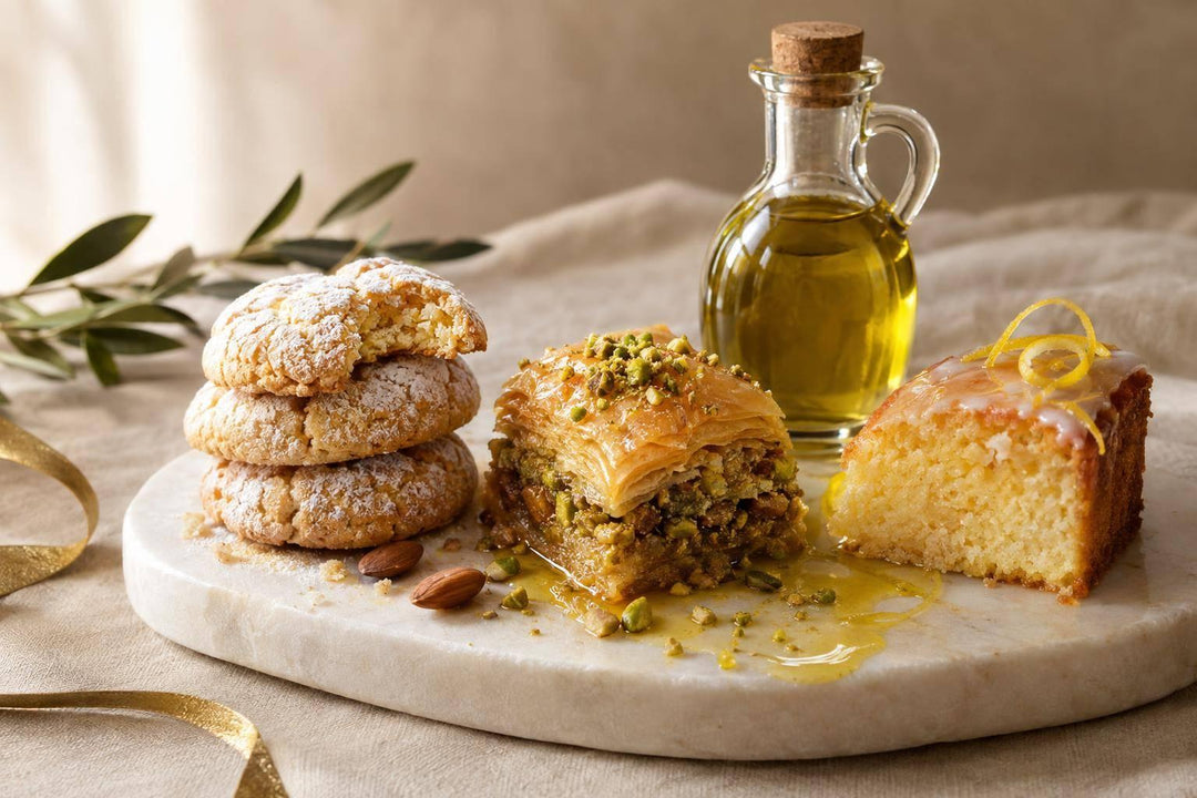 Mediterranean Christmas Sweets with Olive Oil