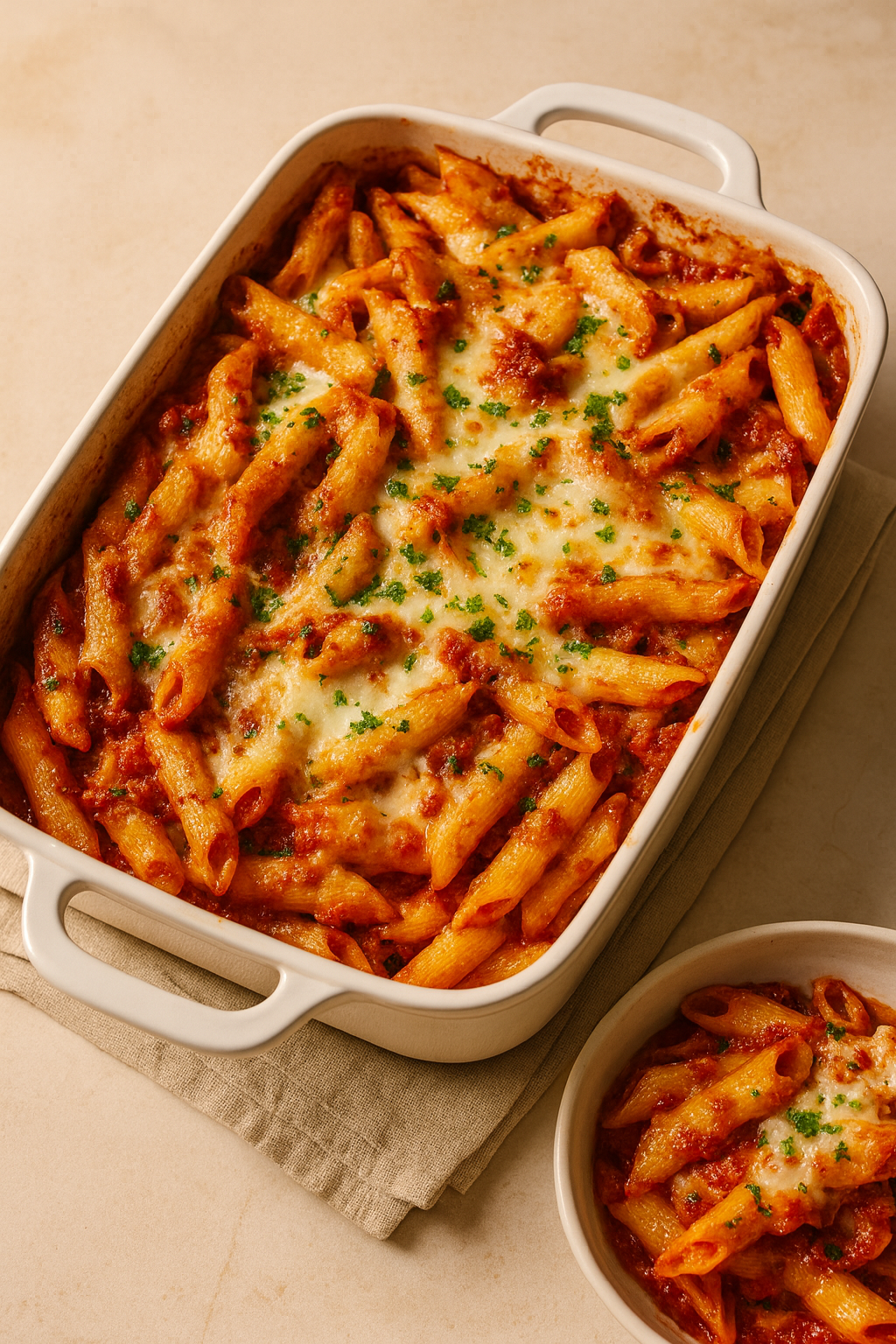 Baked Mostaccioli