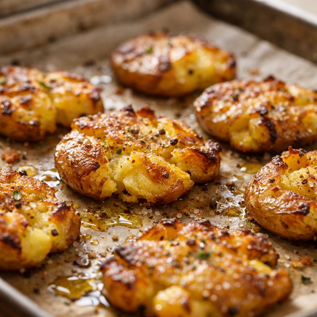 Crispy Chipotle Smashed Potatoes