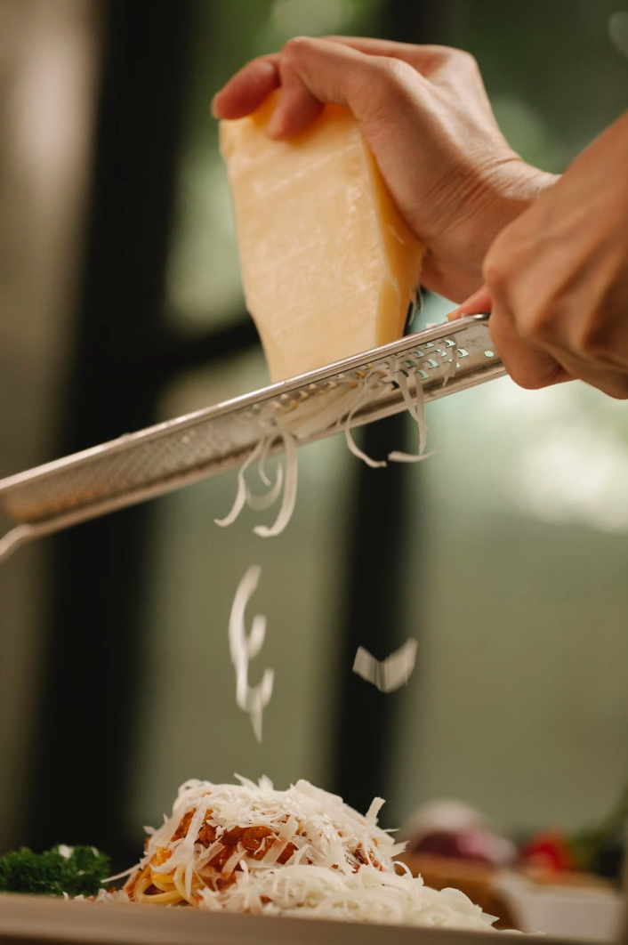 Parmesan: Small Shavings, Big Flavor
