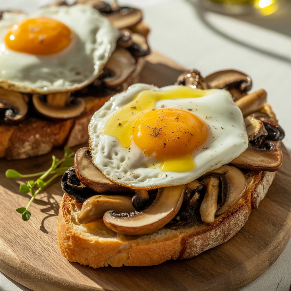 Truffle Mushroom & Egg Toast