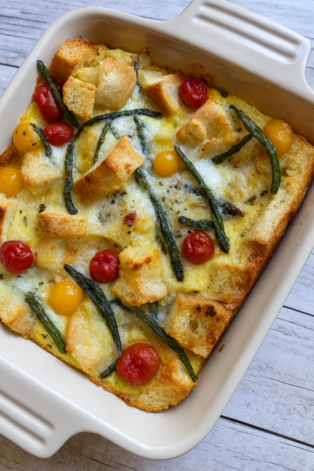 Vegetable & Gruyere Strata Recipe