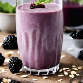 Blackberry Ginger and Oat Smoothie Recipe