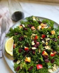 Cherry-Lemon Kale Crunch Salad Recipe