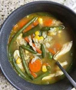 Chicken, Vegetable & Rice Soup Recipe