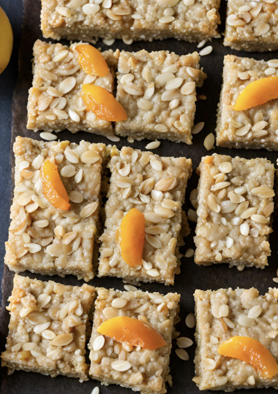 Lemon Apricot Oatmeal Bars Recipe