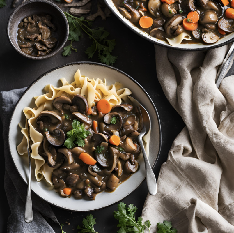 Mushroom Bourguignon Recipe