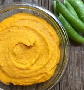 Roasted Garlic & Carrot Hummus Recipe