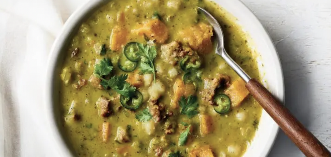 Sausage & Pumpkin Chili Verde Recipe