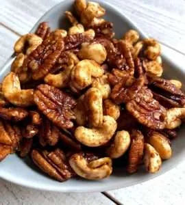 Sweet & Spicy Roasted Nuts Recipe