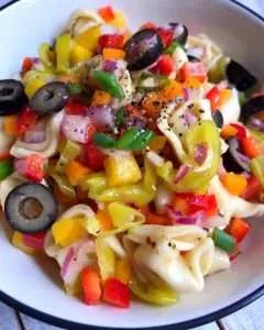 Tortellini & Veggie Pasta Salad Recipe