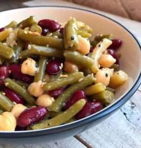 Zesty Four Bean Salad Recipe