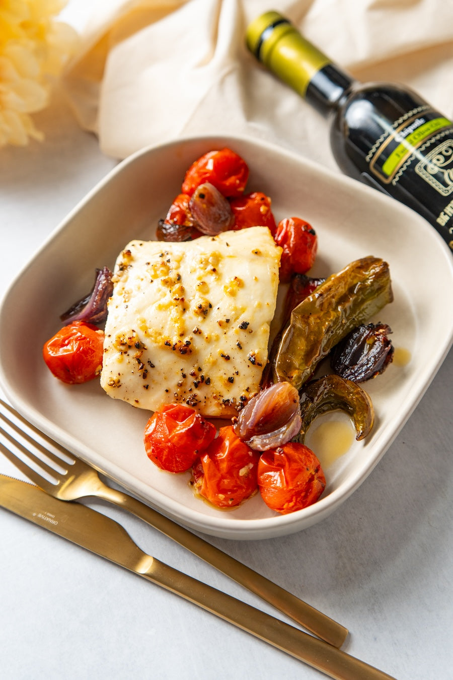 Chipotle olive oil black cod recipe