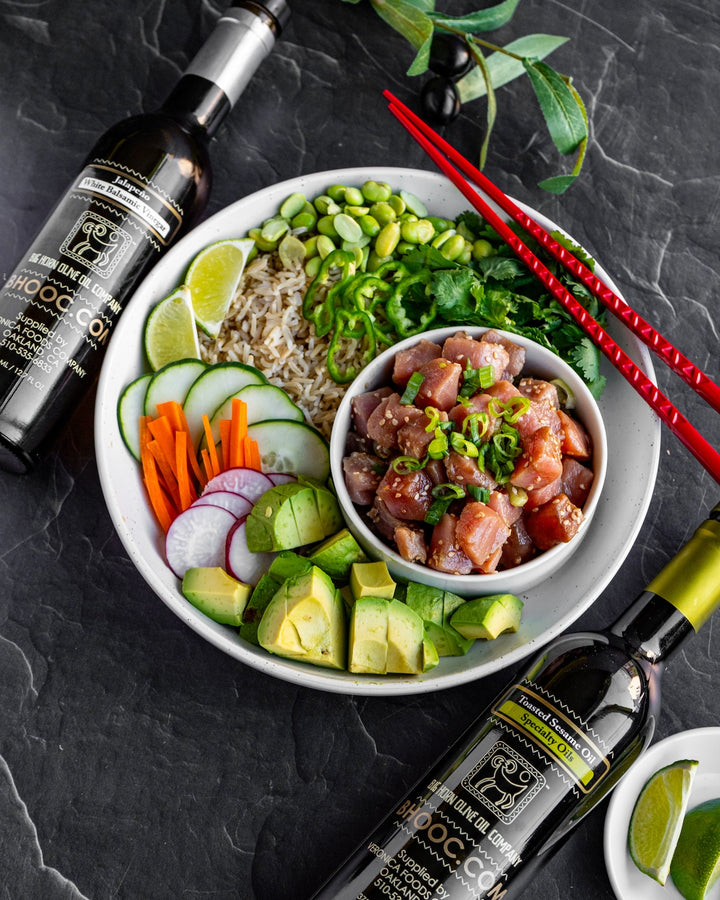 Japanese Toasted Sesame Oil Poke Bowl Recipe Result