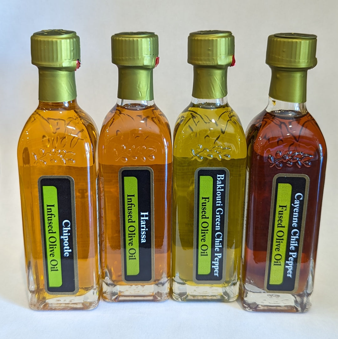 Spicy EVOO Oil Sampler 4-Pack