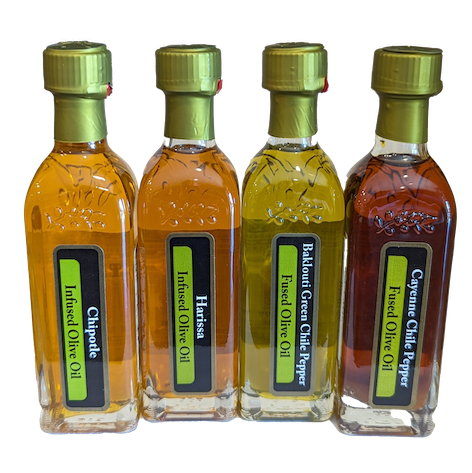 Spicy EVOO Oil Sampler 4-Pack